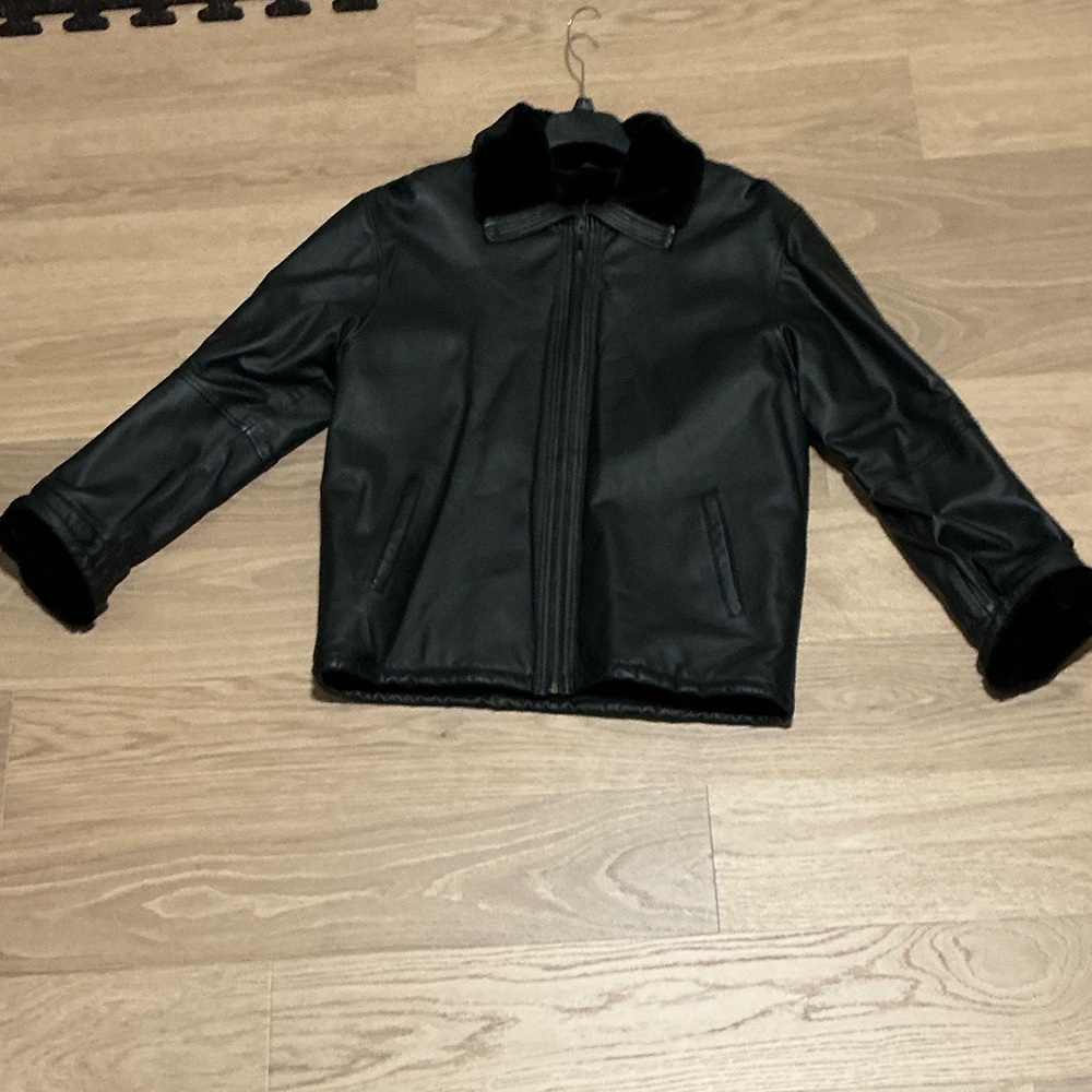 Classic Black Leather Jacket for Women